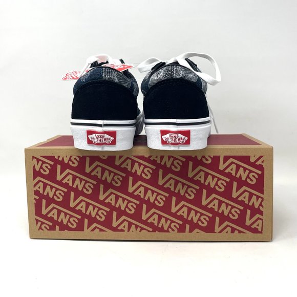 Vans Old Skool Black Skull Skateboarding Men's Size Canvas Suede VN0A3WKT9IB - Picture 4 of 11